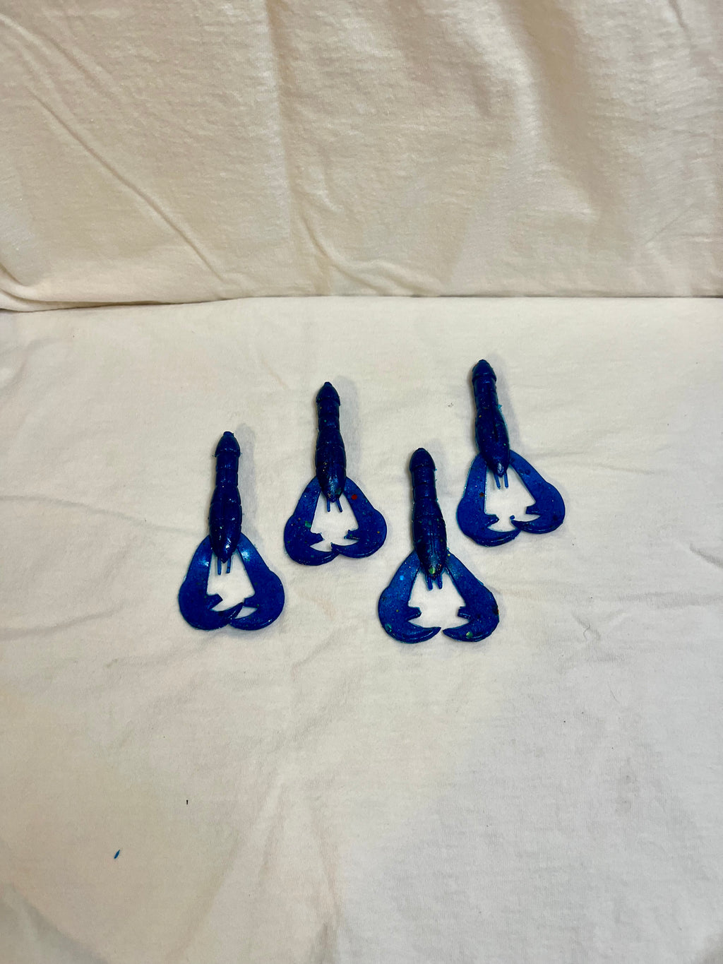 Midnight Blue Craw LG – Soft Plastic Crawfish Lure
