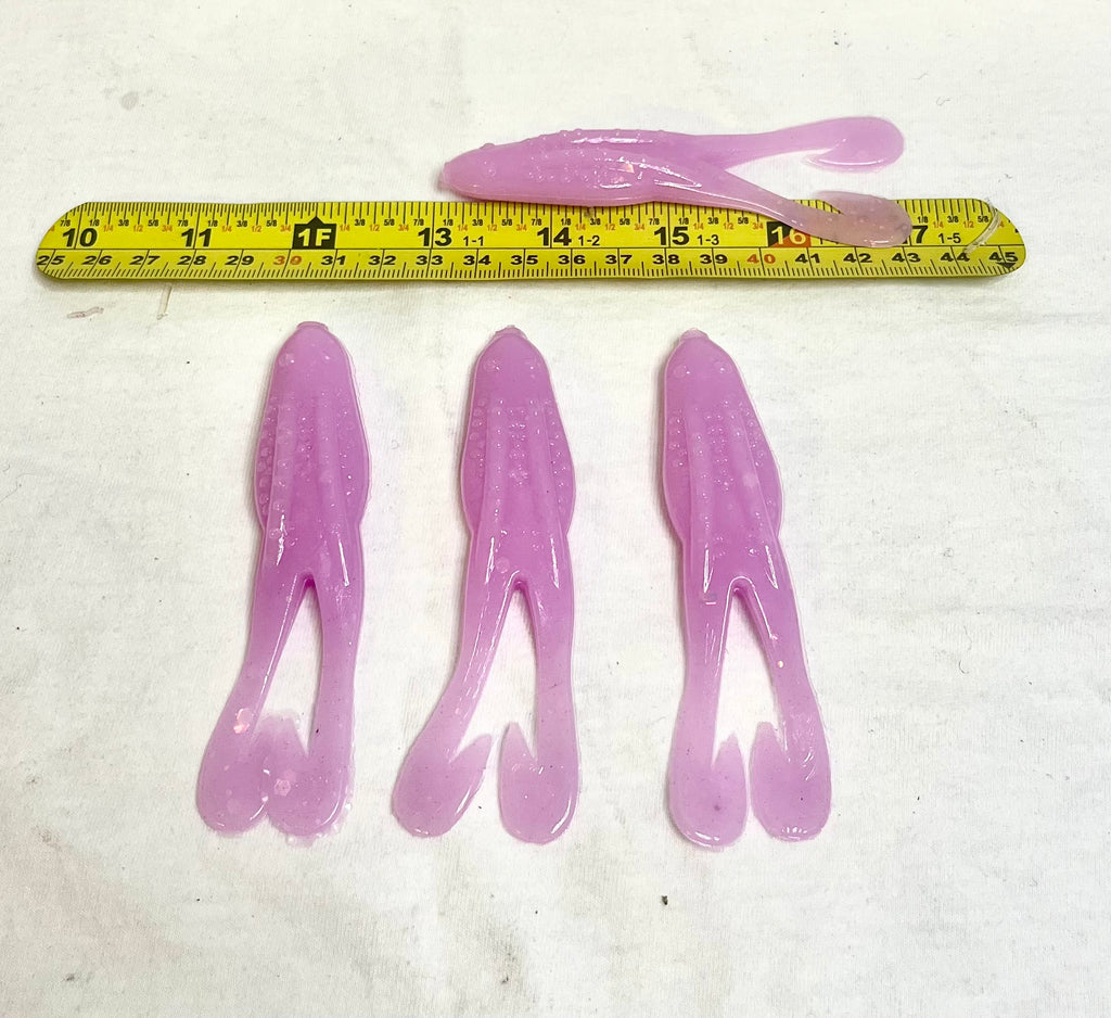 Soft plastic fish lure - BubbleGum Frog