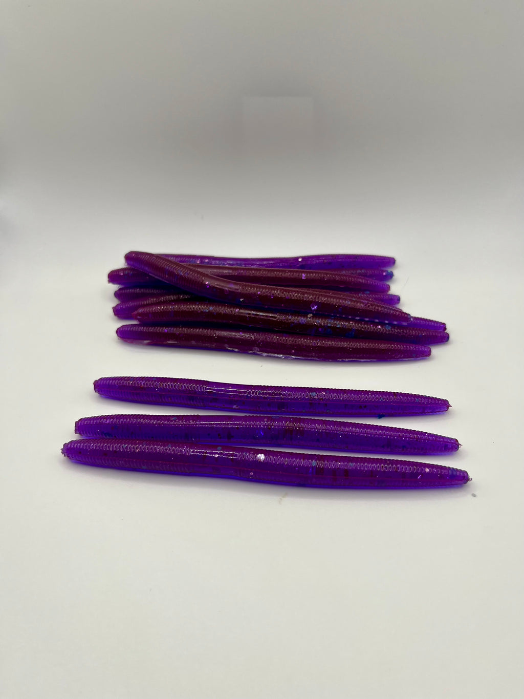 June Bug Purple 5in Worm - 8 Pack