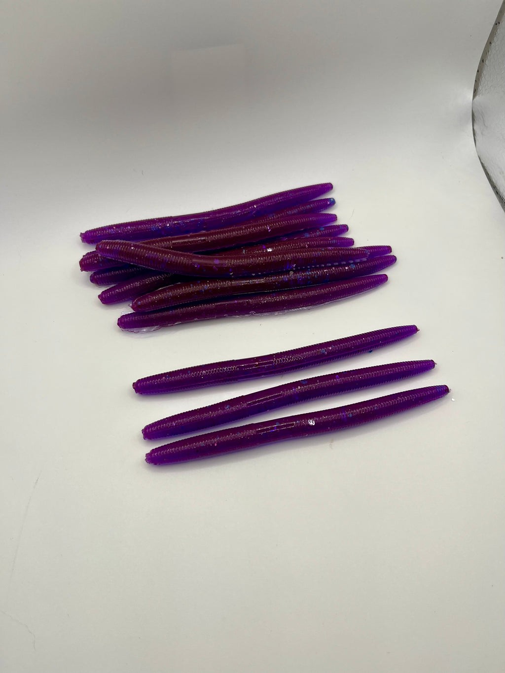 June Bug Purple 5in Worm - 8 Pack