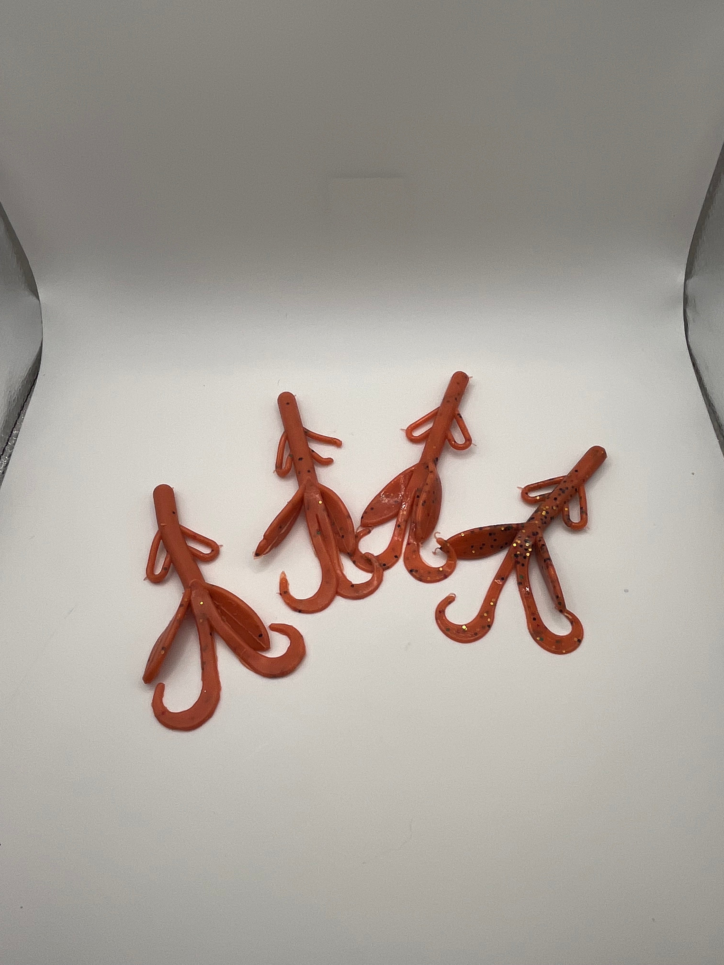 4in Brush Hawg - Georga Peach - 6 Pack