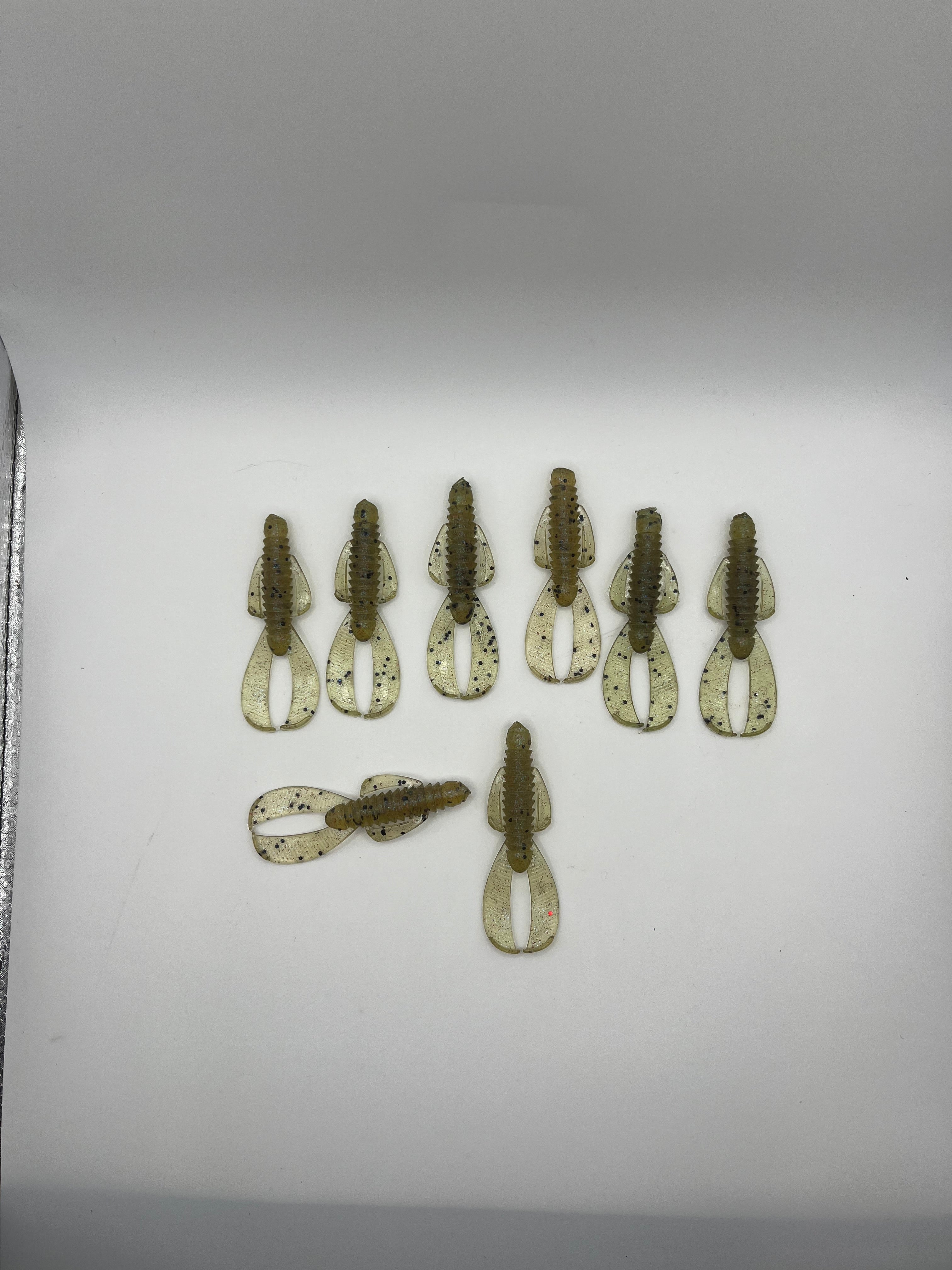 Sparkly Bug Soft plastic Crawfish 2.5In 8Pack