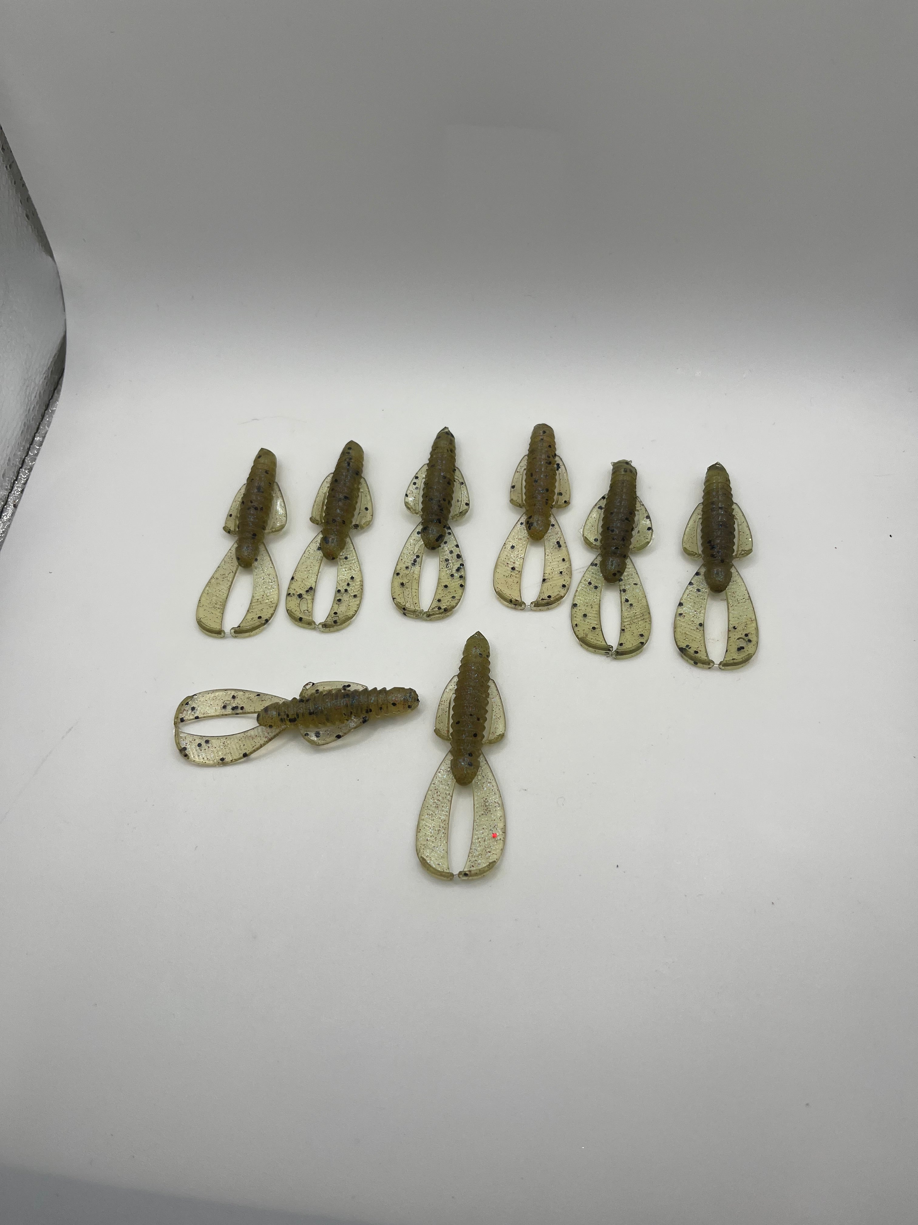 Sparkly Bug Soft plastic Crawfish 2.5In 8Pack