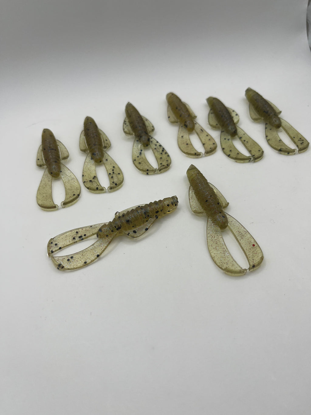 Sparkly Bug Soft plastic Crawfish 2.5In 8Pack