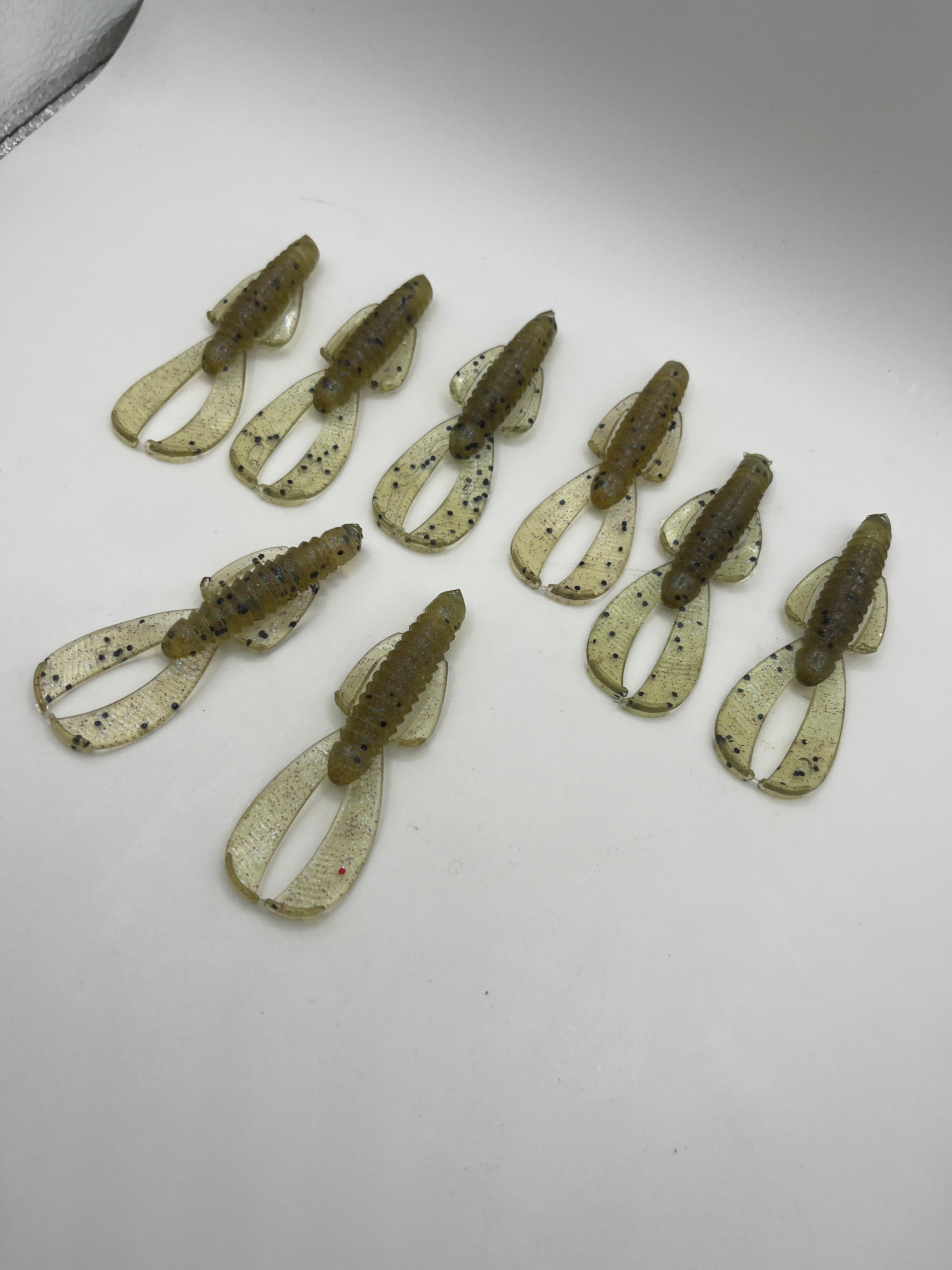 Sparkly Bug Soft plastic Crawfish 2.5In 8Pack
