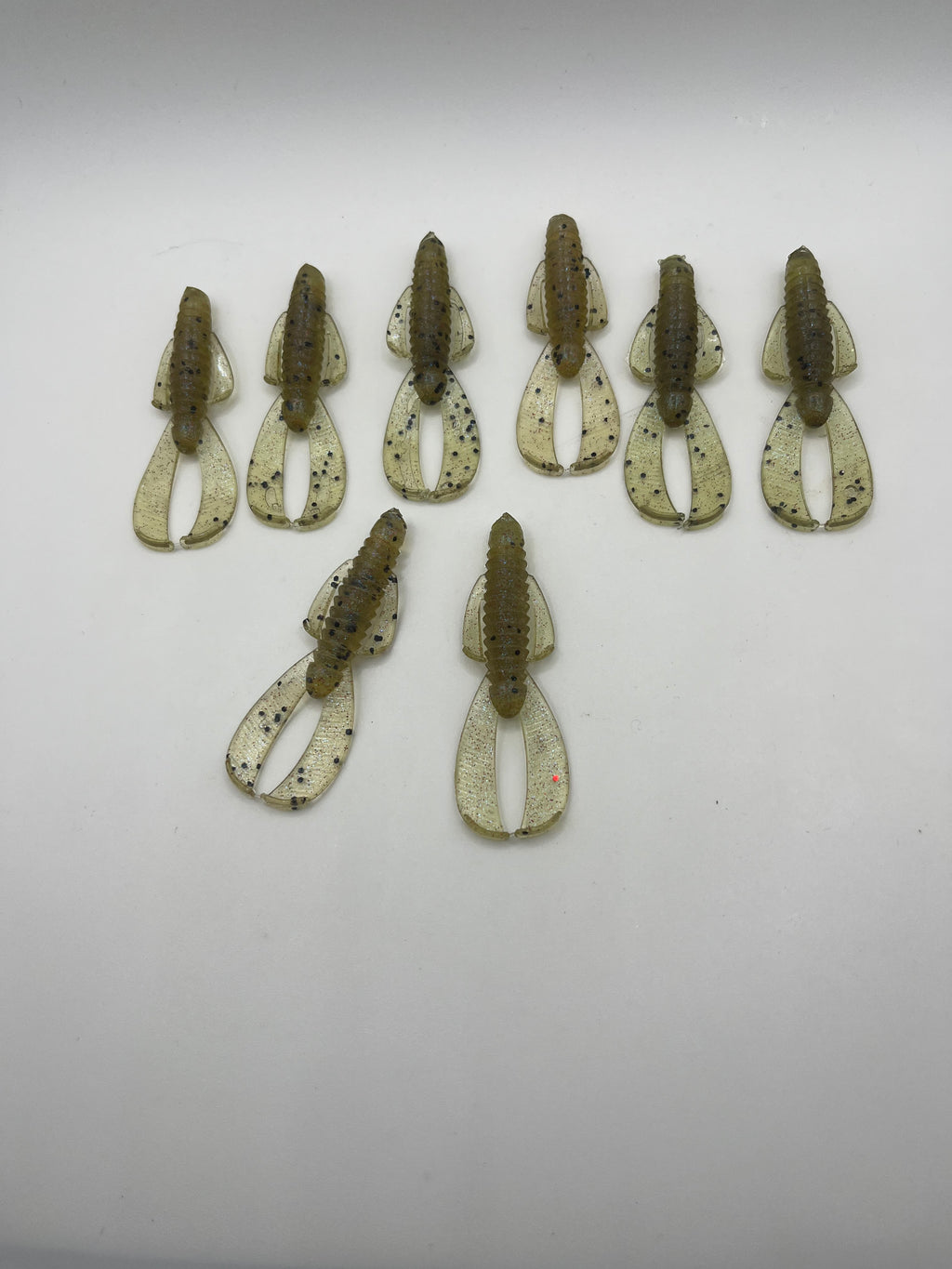 Sparkly Bug Soft plastic Crawfish 2.5In 8Pack