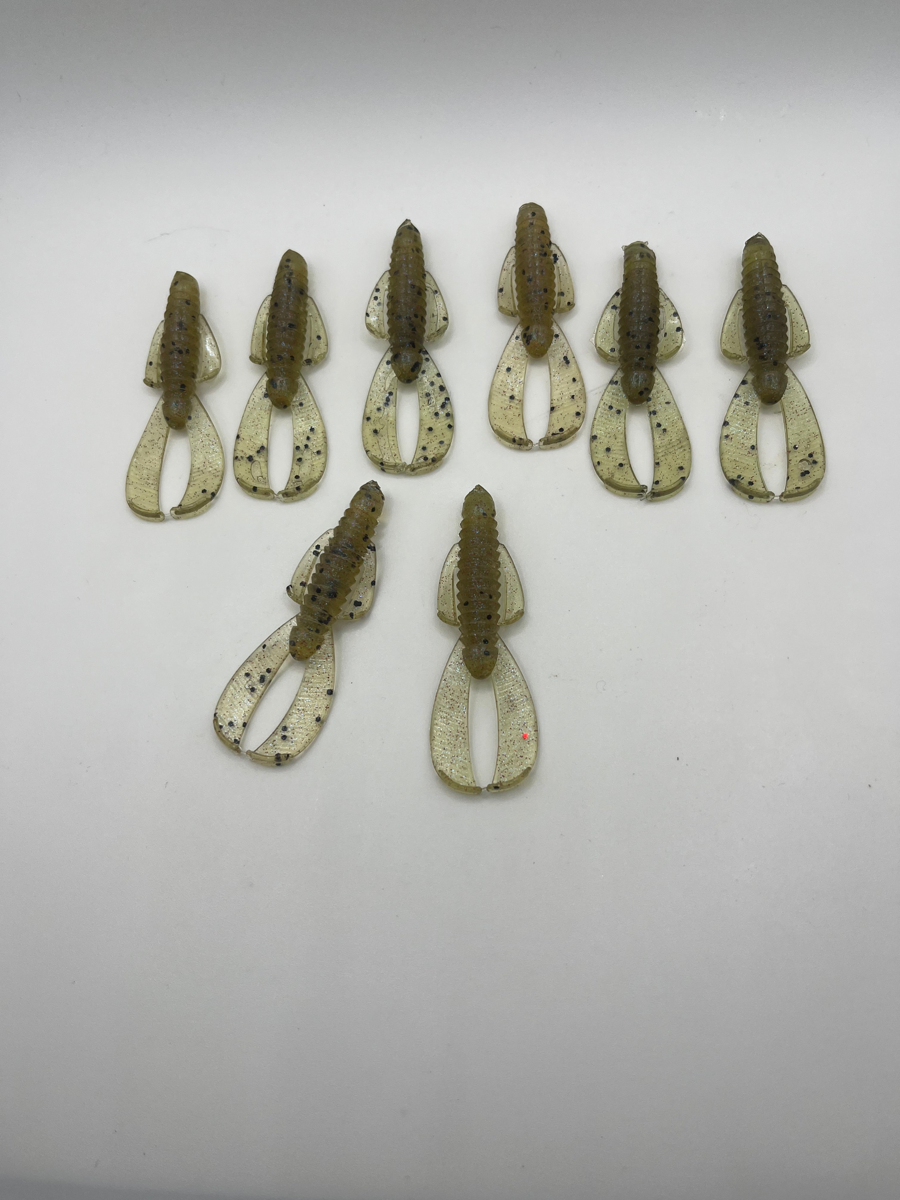 Sparkly Bug Soft plastic Crawfish 2.5In 8Pack