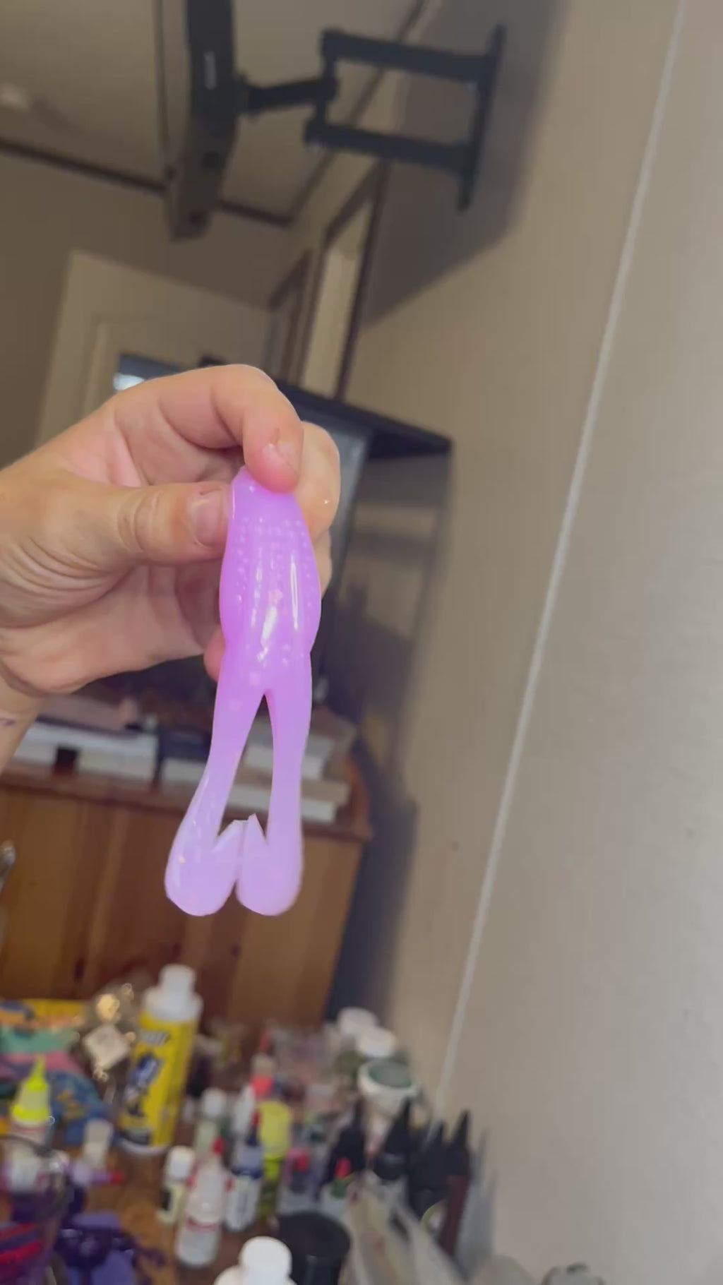 Soft plastic fish lure - BubbleGum Frog