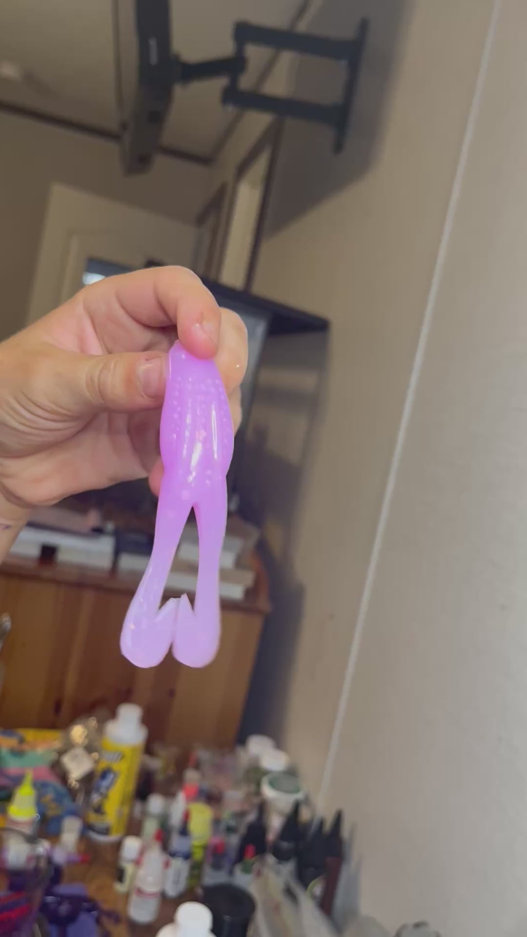 Soft plastic fish lure - BubbleGum Frog